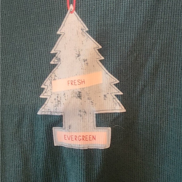 Arizona body green Ribbed long sleeve sleep shirt size xs - Picture 3 of 5